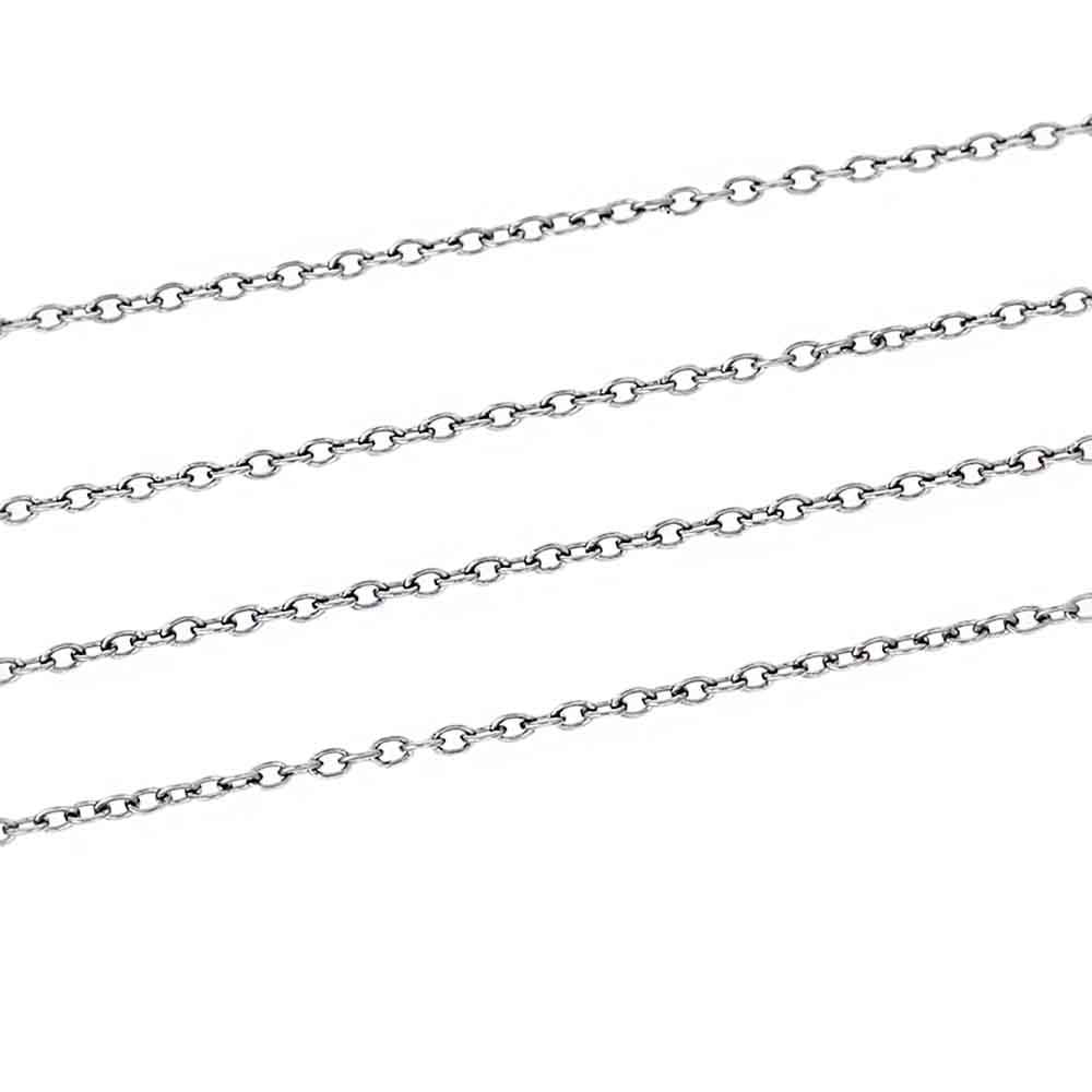 BULK Stainless Steel Cable Chain 6.5ft - 1.5mm - FD067