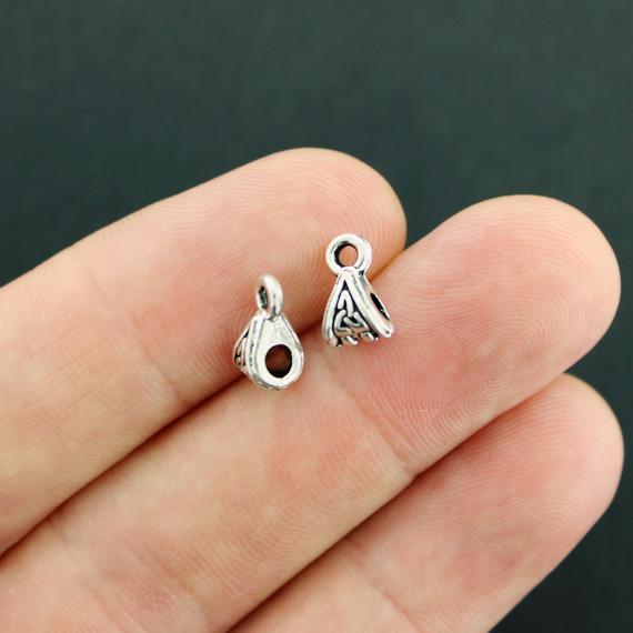 Bail Beads 10mm x 5mm - Antique Tone - 20 Beads - SC7701