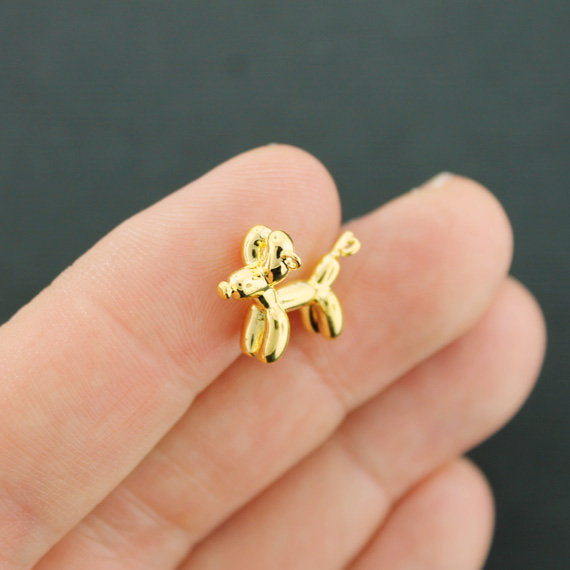 Charm Chien Ballon Doré 3D - GC1279