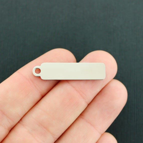 Be The Change Stainless Steel Charms - You want to see in the world - BFS015-6887