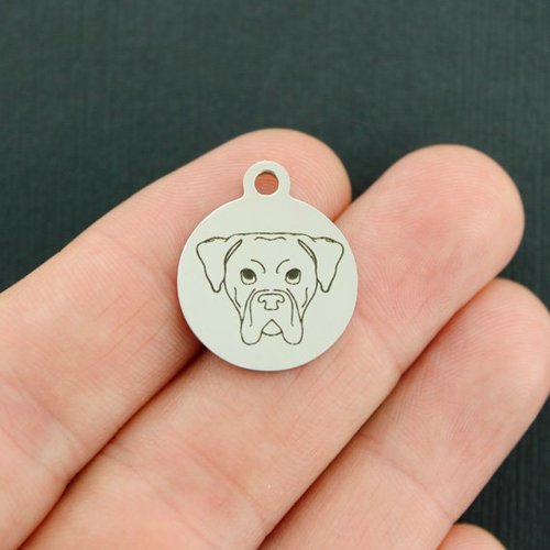 Boxer Stainless Steel Charms - BFS001-3846