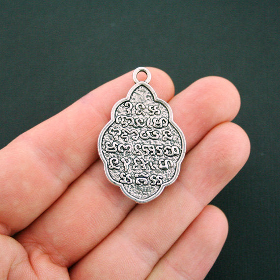 Buddha Antique Silver Tone Charm - SC5992