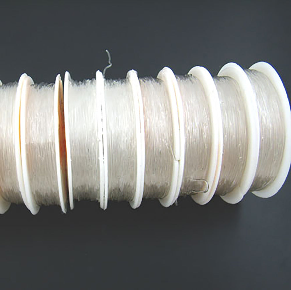 Bulk Clear Beading Elastic 32ft - 0.8mm - Z234