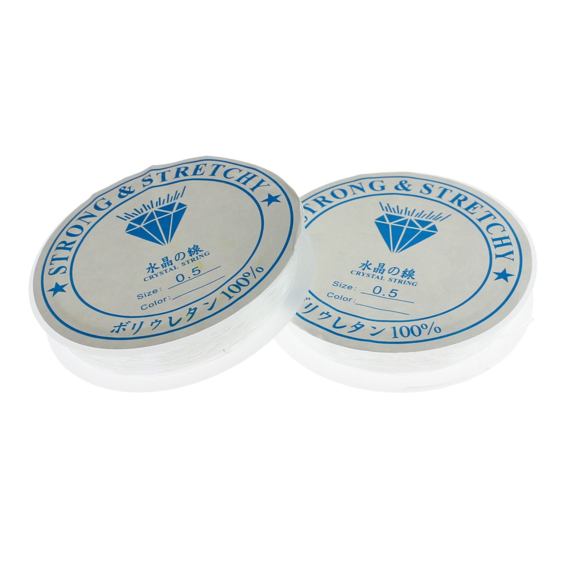 Bulk Clear Beading Elastic 41ft - 0.5mm - Z1310