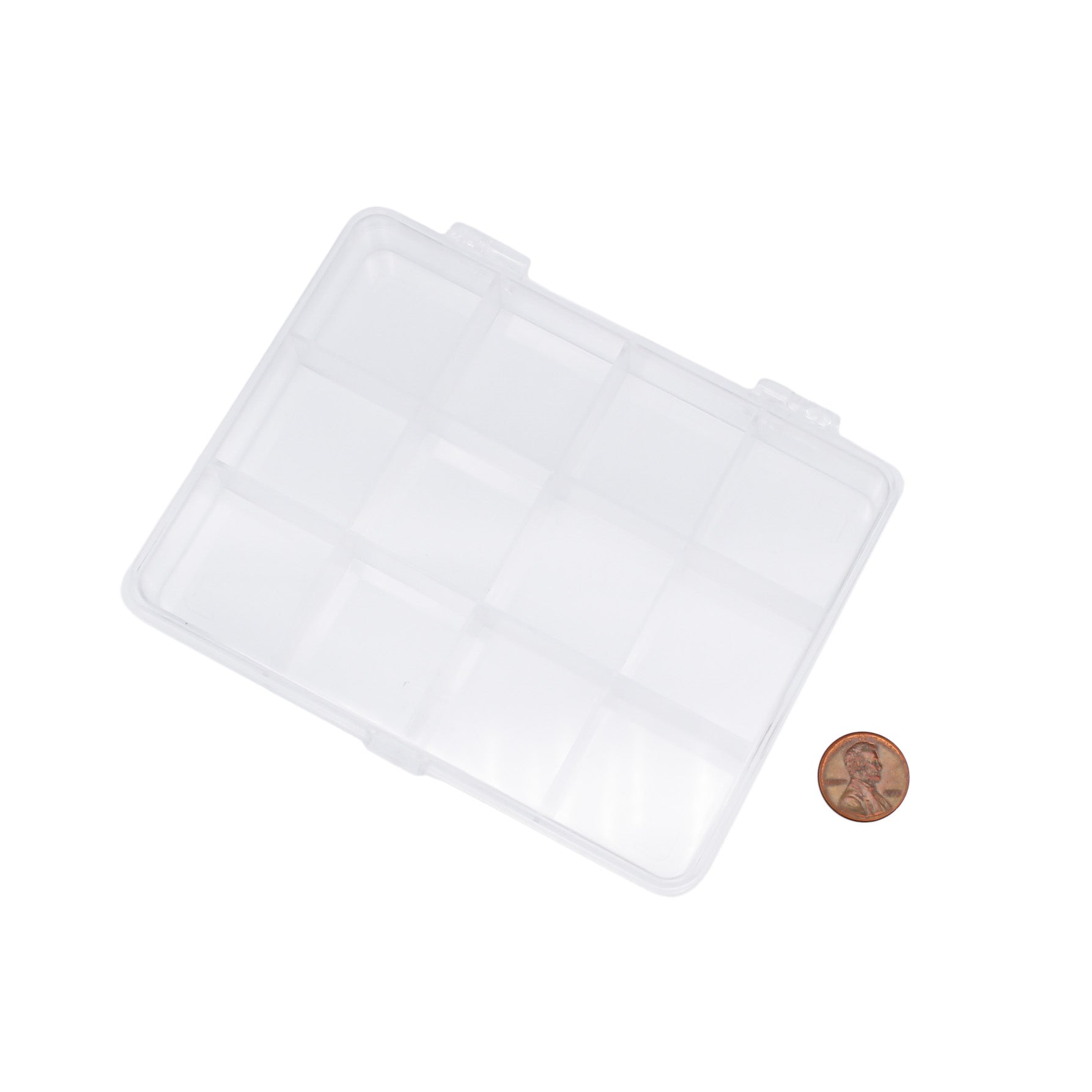 Clear Plastic Storage Container - 12 Compartments - TL134