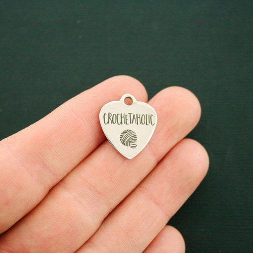 Crochetaholic Stainless Steel Charms - BFS011-1621