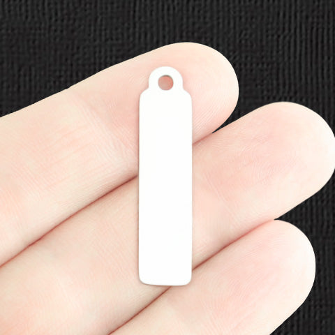 Custom Stainless Steel Drop Pendant - Personalized