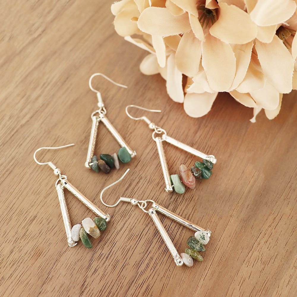 Kit de boucles d'oreilles trapèze bricolage - Quantité et options d'outils - DIY002