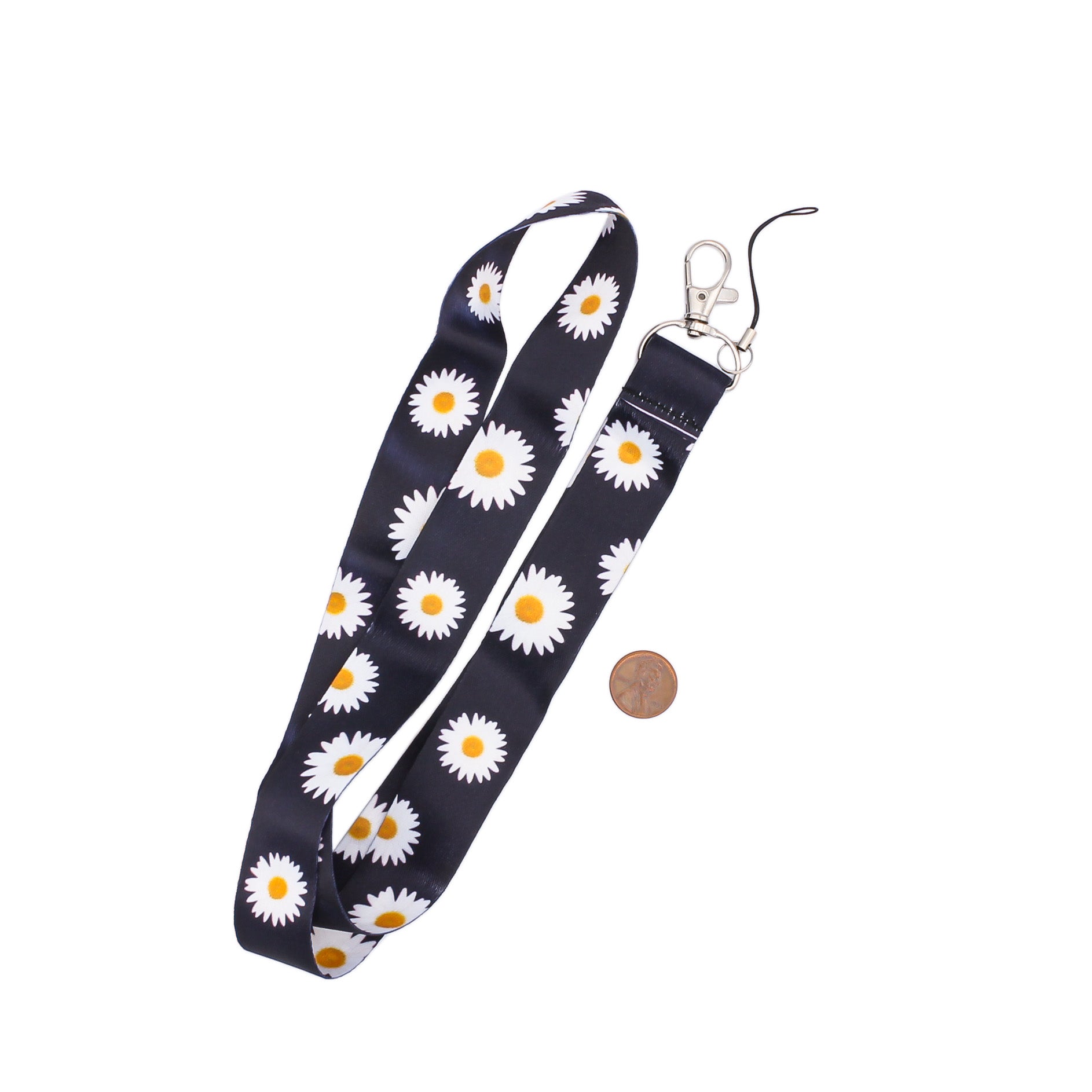 Daisy Flower Lanyard Key Chain - 460mm - 1 Piece - Z325