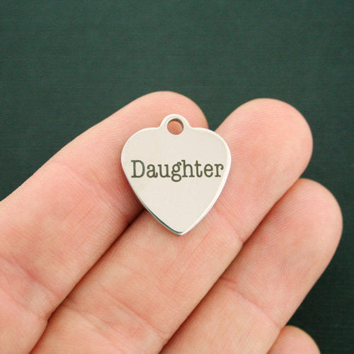 Daughter Stainless Steel Charms - BFS011-1564