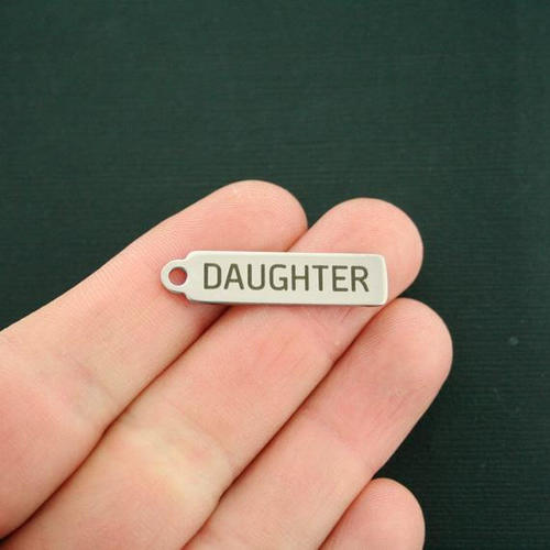 Daughter Stainless Steel Charms - BFS015-6960