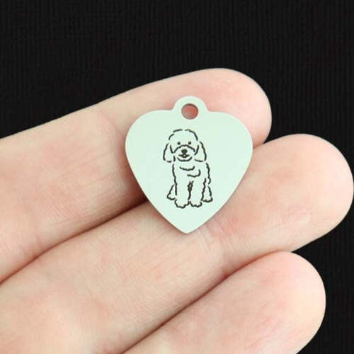 Dog Stainless Steel Charms - BFS011-6804