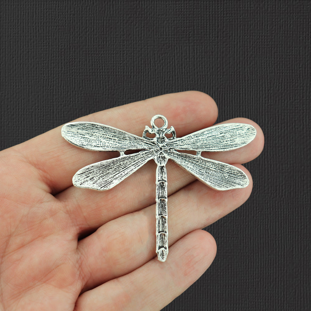 Charme de ton argent antique libellule - SC3799