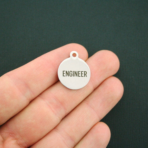 Engineer Stainless Steel Charms - BFS001-1178