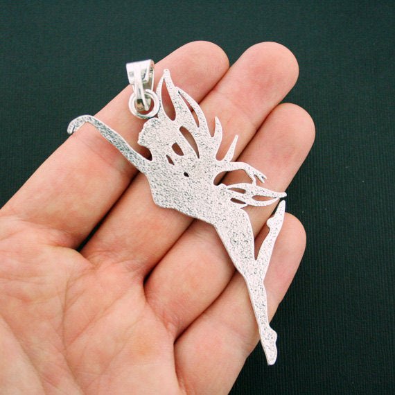 Fairy Antique Silver Tone Charm - SC5987