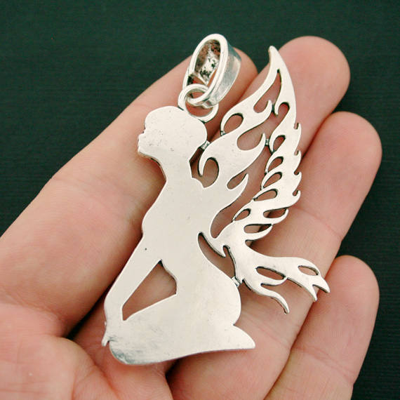 Charme Fée Argenté Antique - SC7499