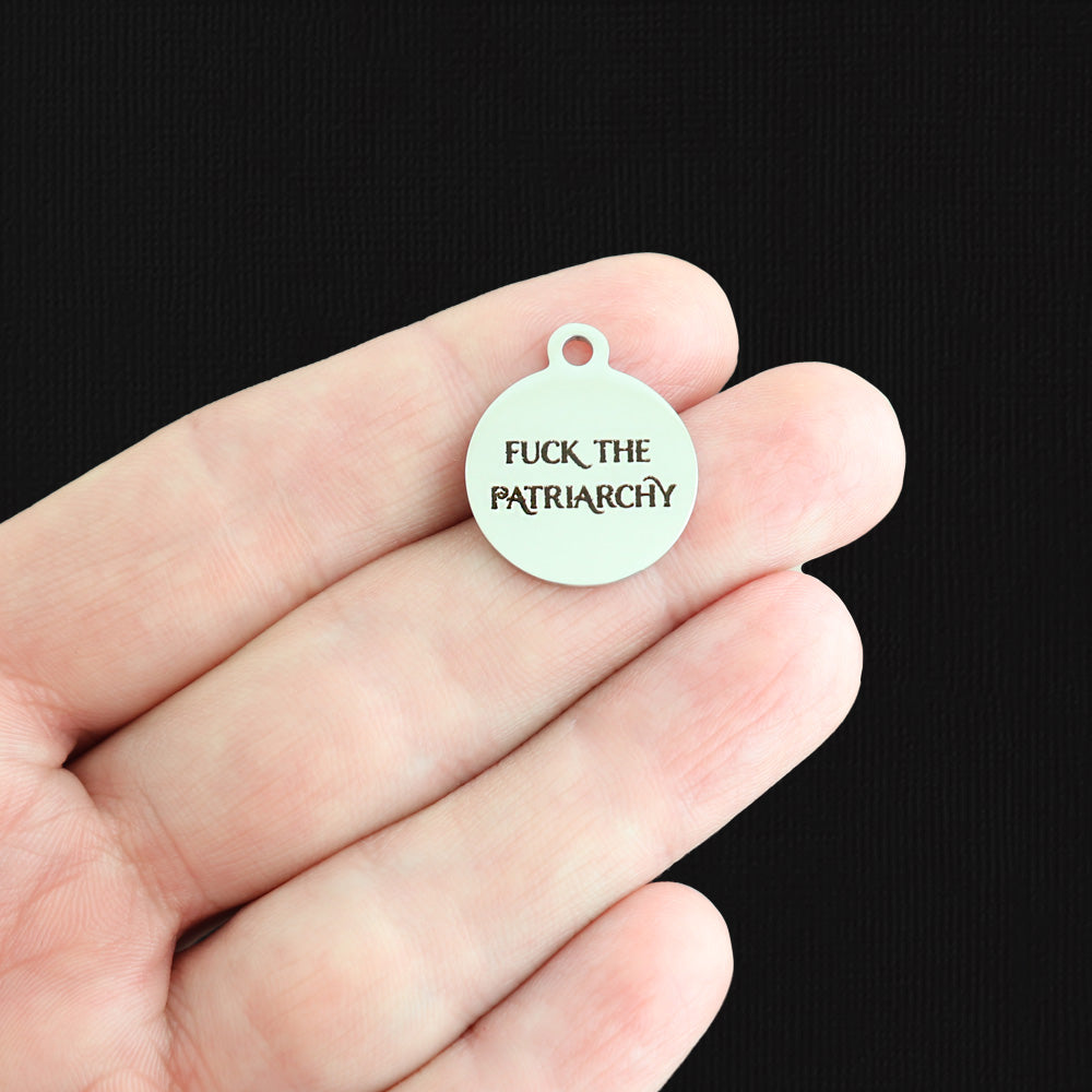 F*ck the Patriarchy Stainless Steel Charms - BFS001-6871