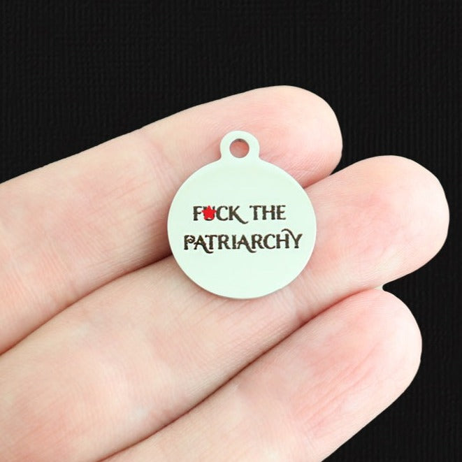 F*ck the Patriarchy Stainless Steel Charms - BFS001-6871
