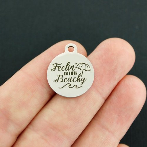 Feelin' Rather Beachy Stainless Steel Charms - BFS001-3959