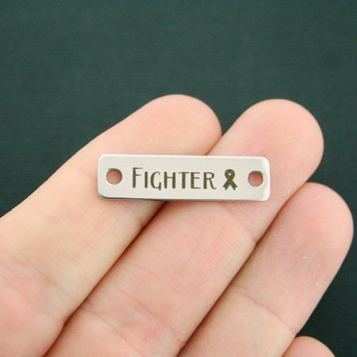 Fighter Stainless Steel Connector Charms - BFS016-7316