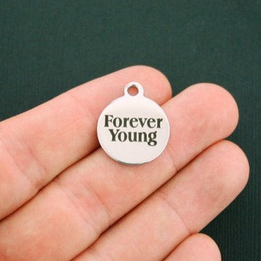 Forever Young Stainless Steel Charms - BFS001-0771