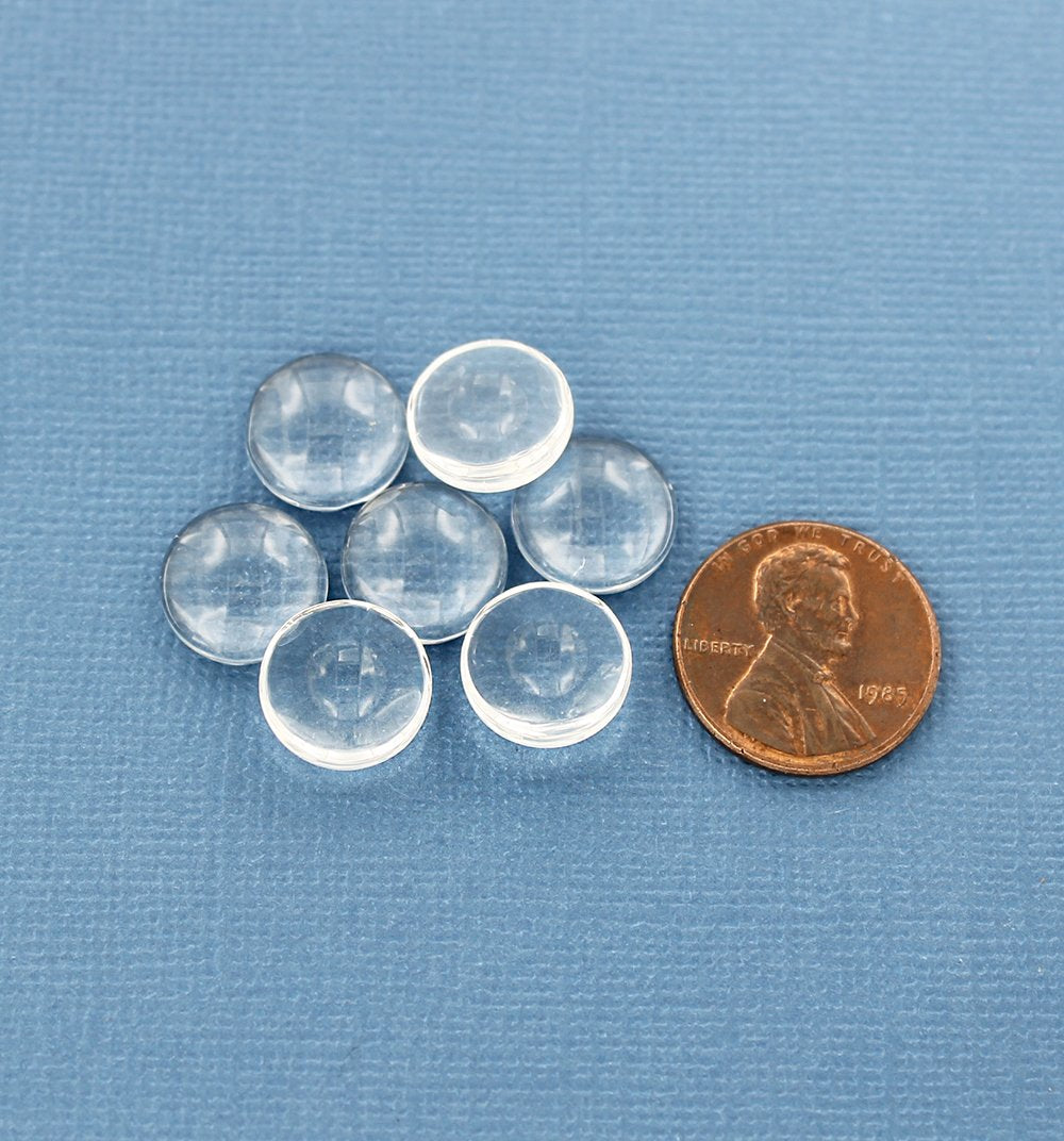 Joints cabochon dôme en verre 12mm - 25 pièces - Z198