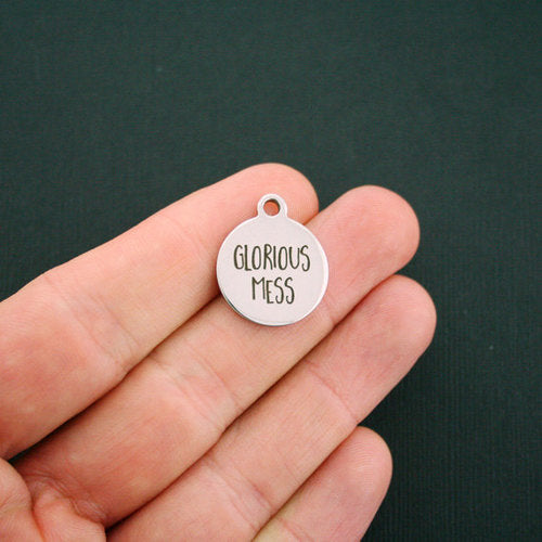 Glorious Mess Stainless Steel Charms - BFS001-1371