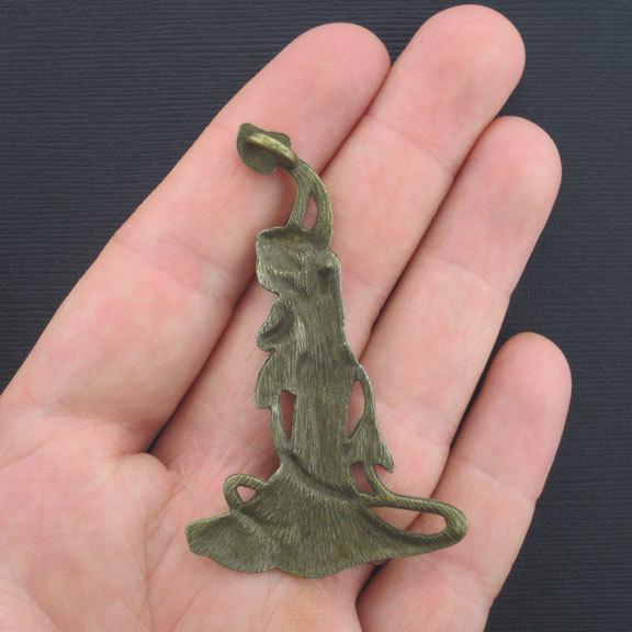 Goddess Antique Bronze Tone Charm - BC300