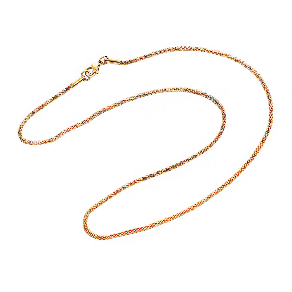 Gold Tone Stainless Steel Snake Chain Necklace 18" - 2mm - Choose Your Quantity!