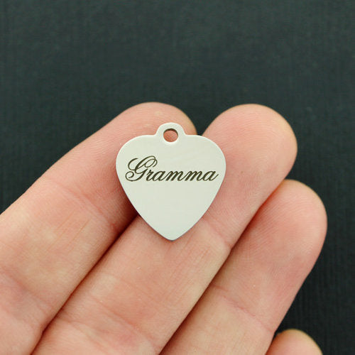 Gramma Stainless Steel Charms - BFS011-2460