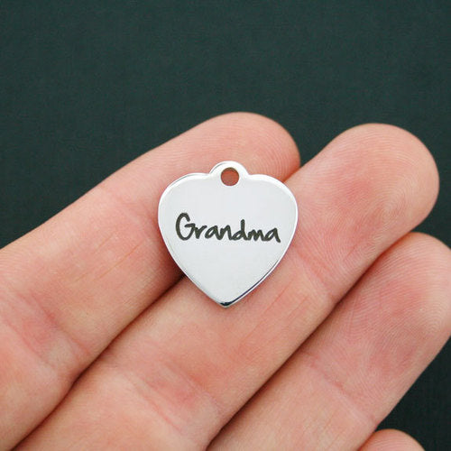 Grandma Stainless Steel Charms - BFS011-0582