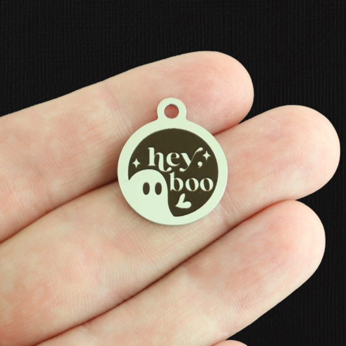 Hey Boo Stainless Steel Charms - BFS001-7952