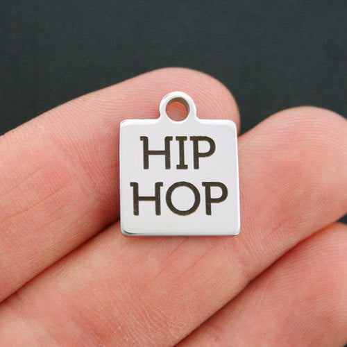 Breloques Hip Hop en Acier Inoxydable - BFS013-0154