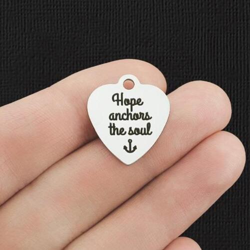 Hope Stainless Steel Charms - anchors the soul - BFS011-5869