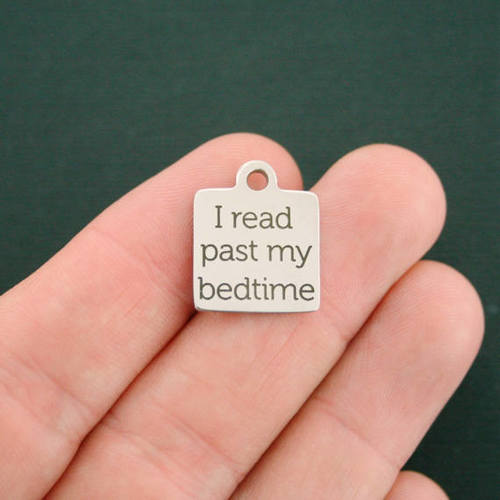 J'ai lu après mes breloques en acier inoxydable au coucher - BFS013-2614