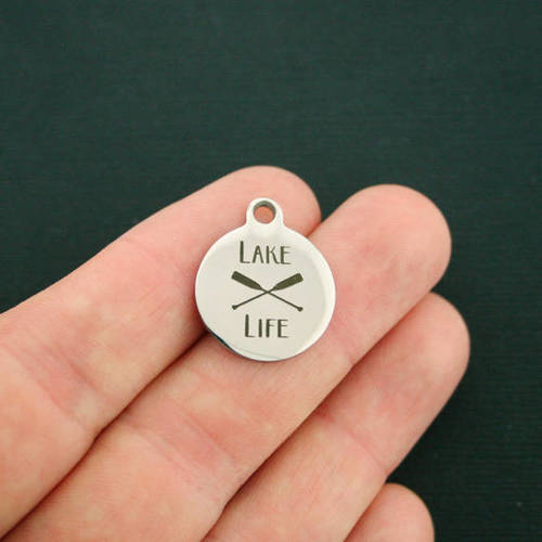 Lake Life Stainless Steel Charms - BFS001-2375