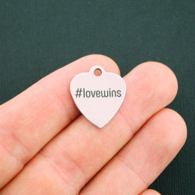 #Lovewins Stainless Steel Charms - BFS011-1234