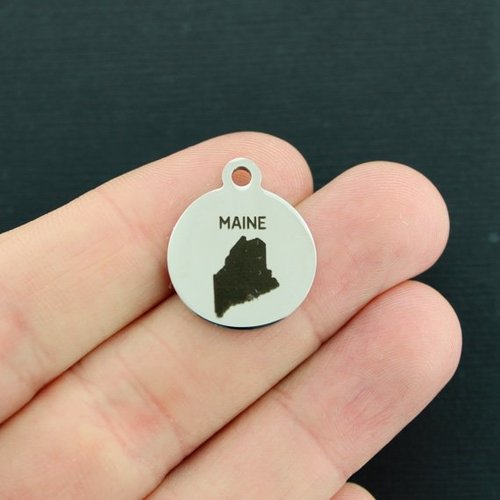 Maine Stainless Steel Charms - BFS001-3521