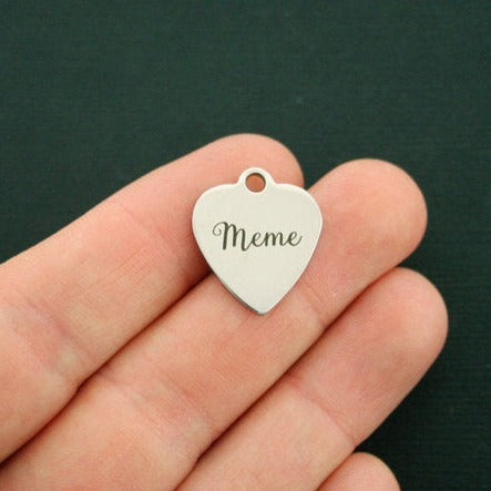 Meme Stainless Steel Charms - BFS011-1793