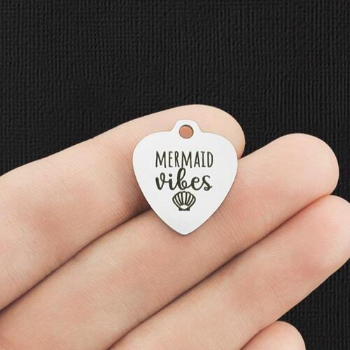 Breloques en acier inoxydable Mermaid Vibes - BFS011-6059