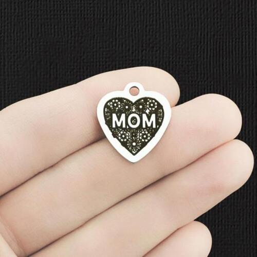 Mom Stainless Steel Charms - BFS011-6246