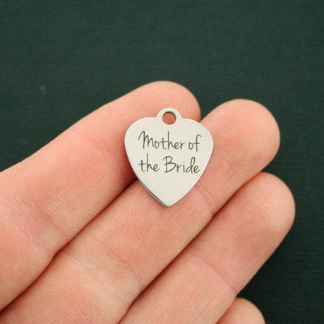 Mother of the Bride Stainless Steel Charms - BFS011-1712
