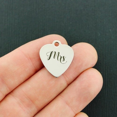 Mme Breloques en Acier Inoxydable - BFS011-4615