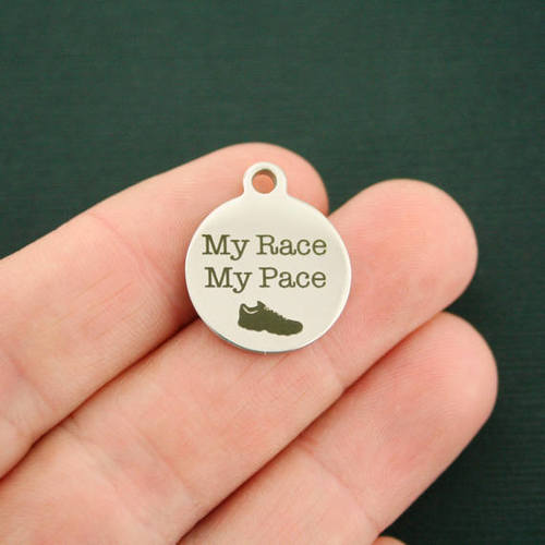 My Race Stainless Steel Charms - My Pace - BFS001-1338
