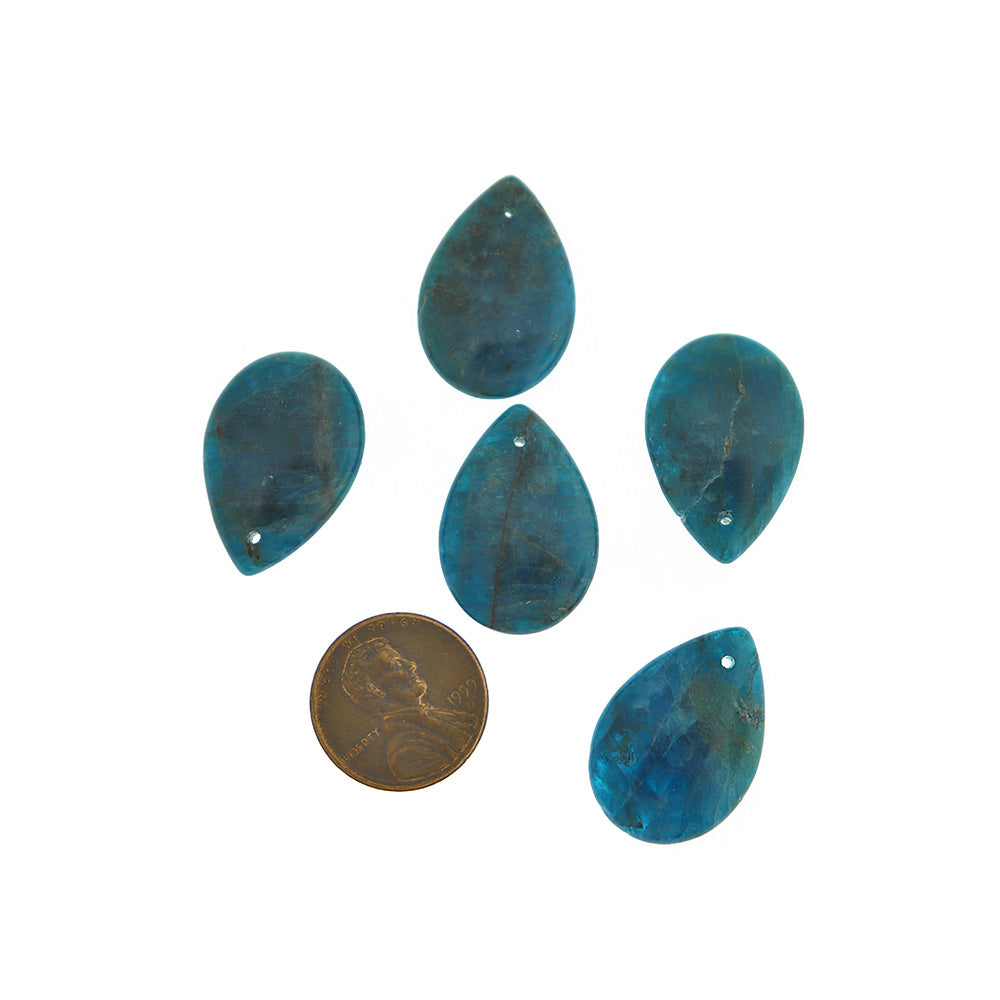 Natural Apatite Teardrop Pendant - GEM040