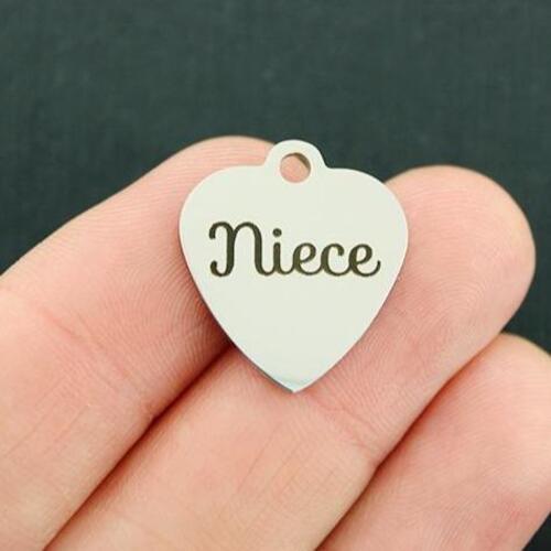 Niece Stainless Steel Charms - BFS011-2875