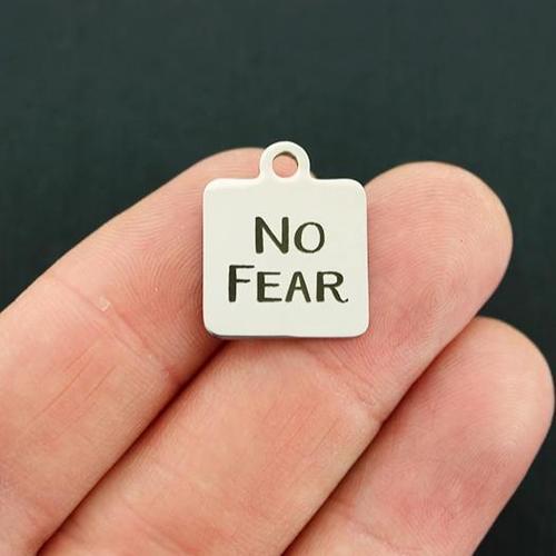 No fear Stainless Steel Charms - BFS013-1992