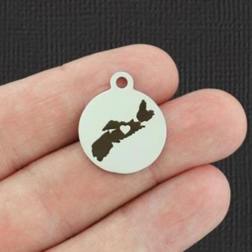 Breloques en acier inoxydable de la Nouvelle-Écosse - BFS001-5380