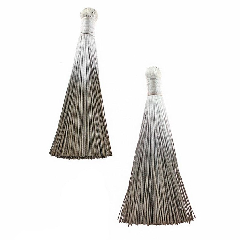 Ombre Polyester Tassel - 80mm - 1 Pair - Choose Your Color!