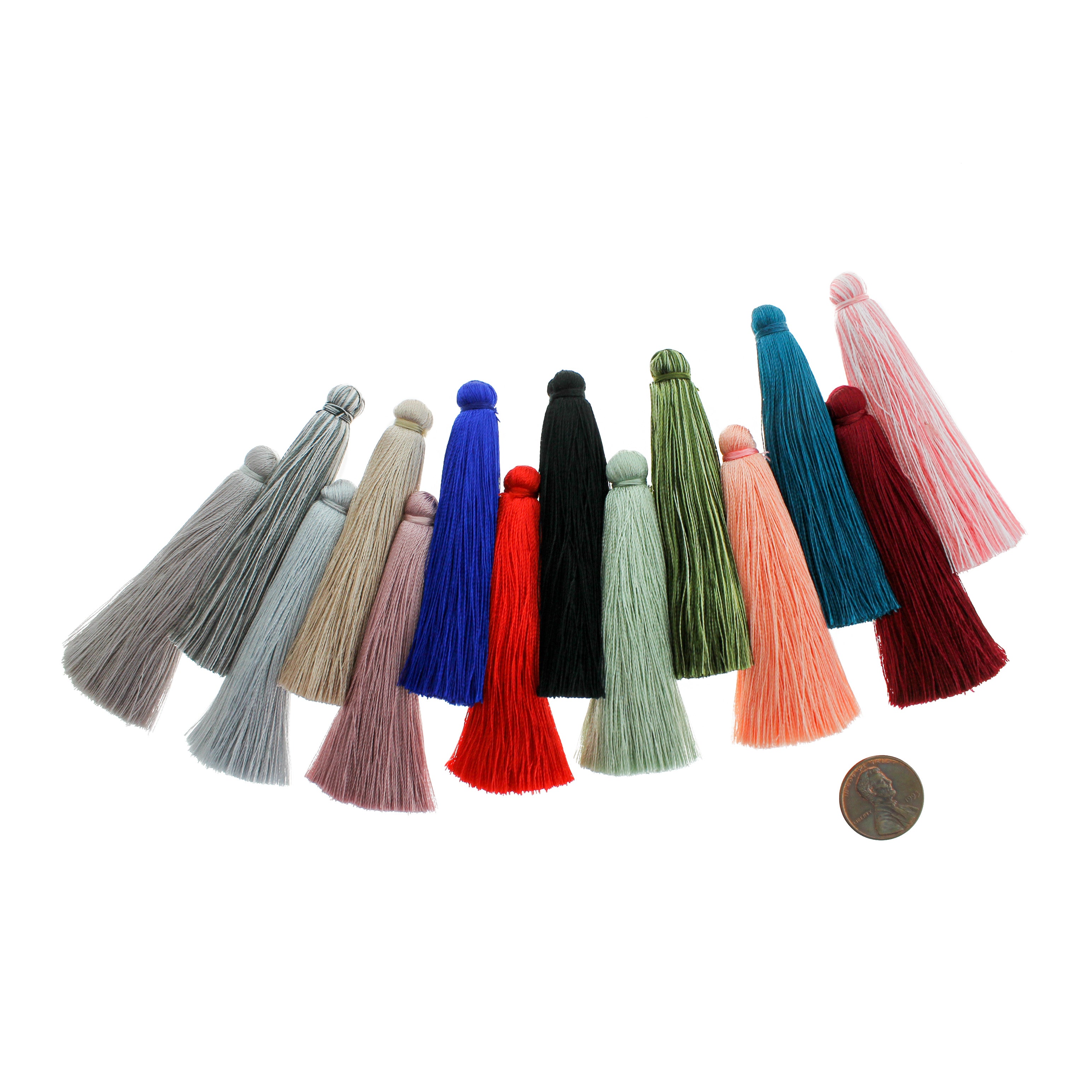 Polyester Tassel 70mm - Choose Your Color - 1 Piece - TSP213